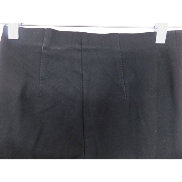 Via Masini 80 Womens Black Slim Fit Trousers Sz M Made In Italy Stretch - Picture 5 of 10